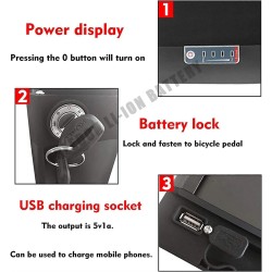 UNITPACKPOWER S045 48V 20Ah takatelineakku 960W XT60-liitin BMS-suojalla laturi mukana