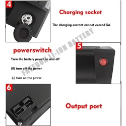 UNITPACKPOWER S045 48V 20Ah takatelineakku 960W XT60-liitin BMS-suojalla laturi mukana