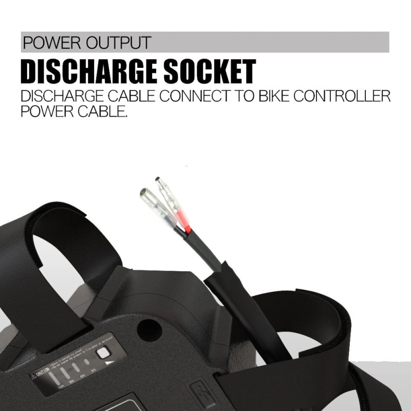 UNITPACKPOWER 36V 20Ah sähköpyörän kolmionmallinen runkoakku 720W 25A BMS 3A laturi