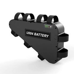 UNITPACKPOWER 36V 20Ah sähköpyörän kolmionmallinen runkoakku 720W 25A BMS 3A laturi