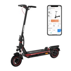 EVERCROSS A1 sähköpotkulauta ABE-hyväksytty 500W-moottori 46.8V 15.3Ah akku 10-tuuman renkaat 40-50km toimintasäde