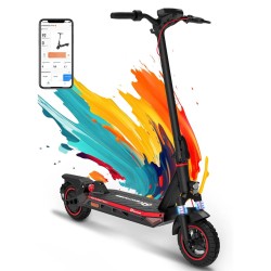 EVERCROSS A1 sähköpotkulauta ABE-hyväksytty 500W-moottori 46.8V 15.3Ah akku 10-tuuman renkaat 40-50km toimintasäde