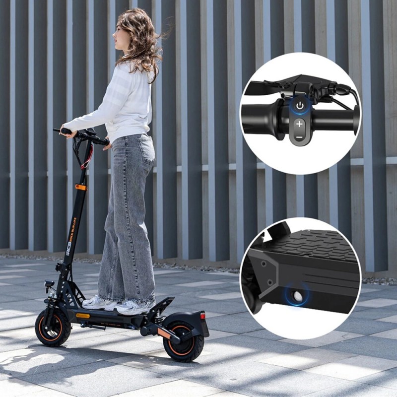 RCB D5 PRO sähköpotkulauta 48V 27Ah akku 500W moottori 10-tuuman renkaat ABE-hyväksyntä