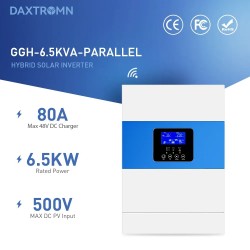 DAXTROMN hybridiinvertteri 24V/48V 3,5kW/6,5kVA puhdas siniaalto 100A mppt-lataussäädin maks.500V