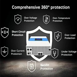 DAXTROMN hybridiinvertteri 24V/48V 3,5kW/6,5kVA puhdas siniaalto 100A mppt-lataussäädin maks.500V