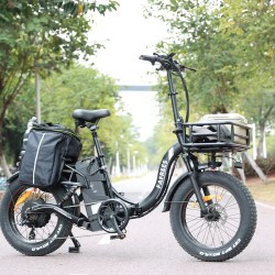 FAFREES takakori 50x32x15 cm musta 25kg kantavuus sopii F20-sarjan sähköpyöriin