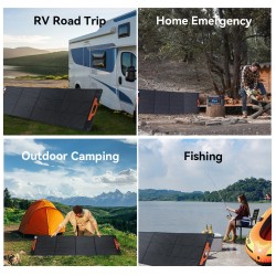 Blackview OSCAL PowerMax 3600 kannettava virtalähde 3600Wh LiFePO4-akku 4 kpl 200W PM200 PRO aurinkopaneelit