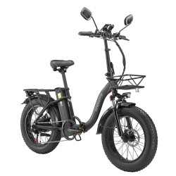 SINOHON B20 sähköpyörä 48V 15Ah akku 750W moottori 20-tuuman renkaat 80–100 km 150 kg kantavuus