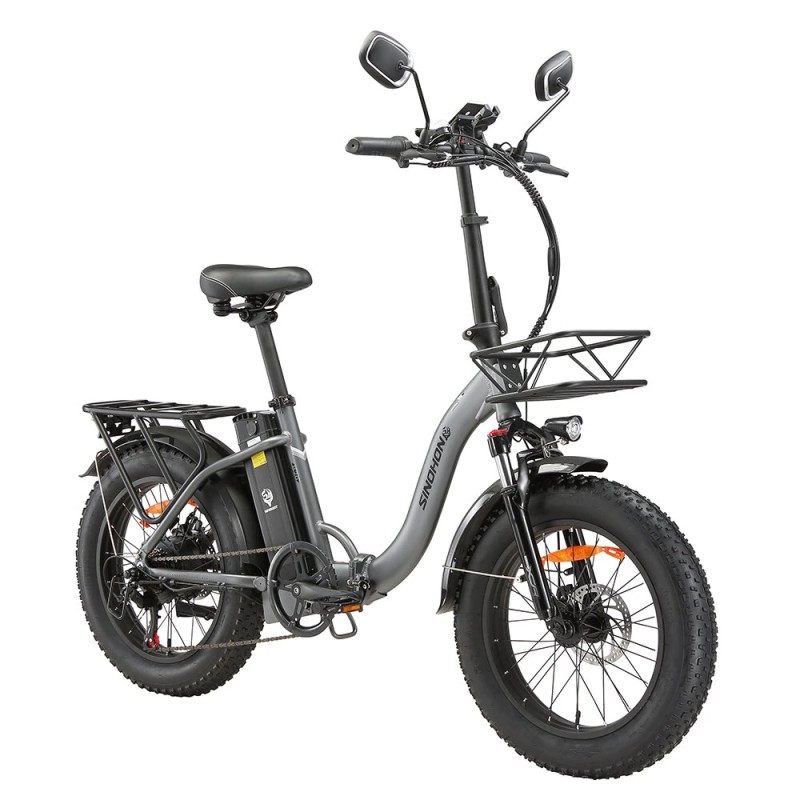 SINOHON B20 sähköpyörä 48V 15Ah akku 750W moottori 20-tuuman renkaat 80–100 km 150 kg kantavuus