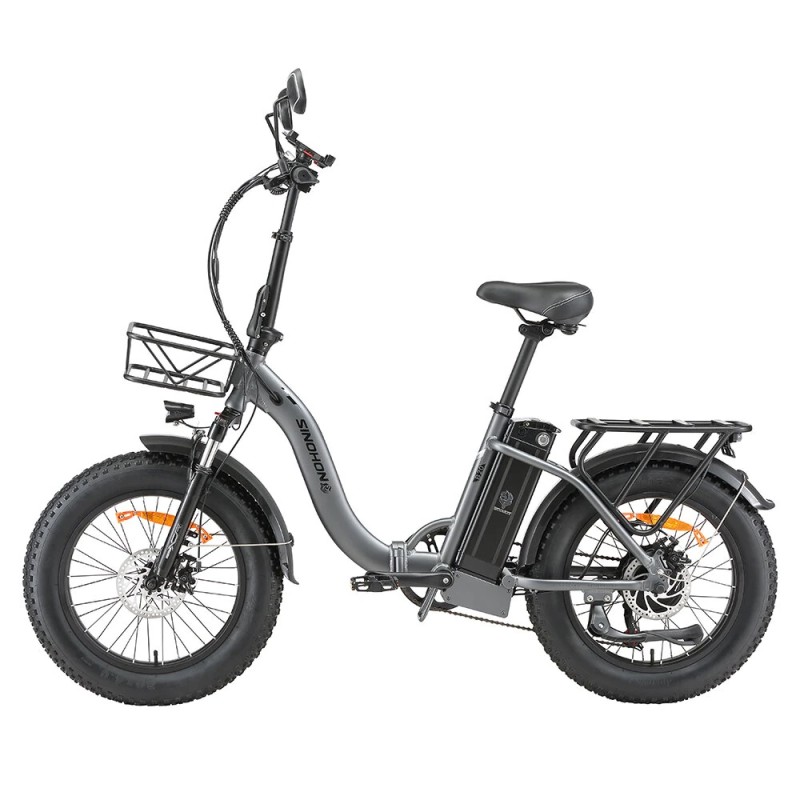 SINOHON B20 sähköpyörä 48V 15Ah akku 750W moottori 20-tuuman renkaat 80–100 km 150 kg kantavuus