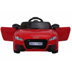 ELJET TT RS 12V sähköauto kauko-ohjaimella Bluetooth MP3 turvavyöllä 3–8 vuotta punainen