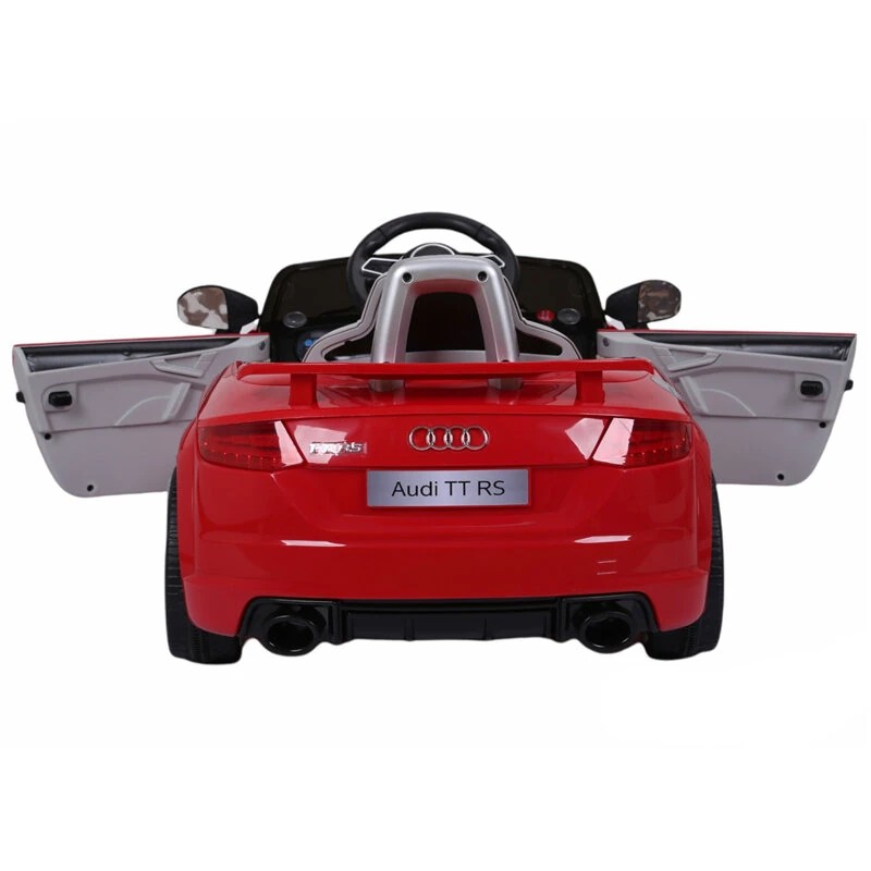 ELJET TT RS 12V sähköauto kauko-ohjaimella Bluetooth MP3 turvavyöllä 3–8 vuotta punainen