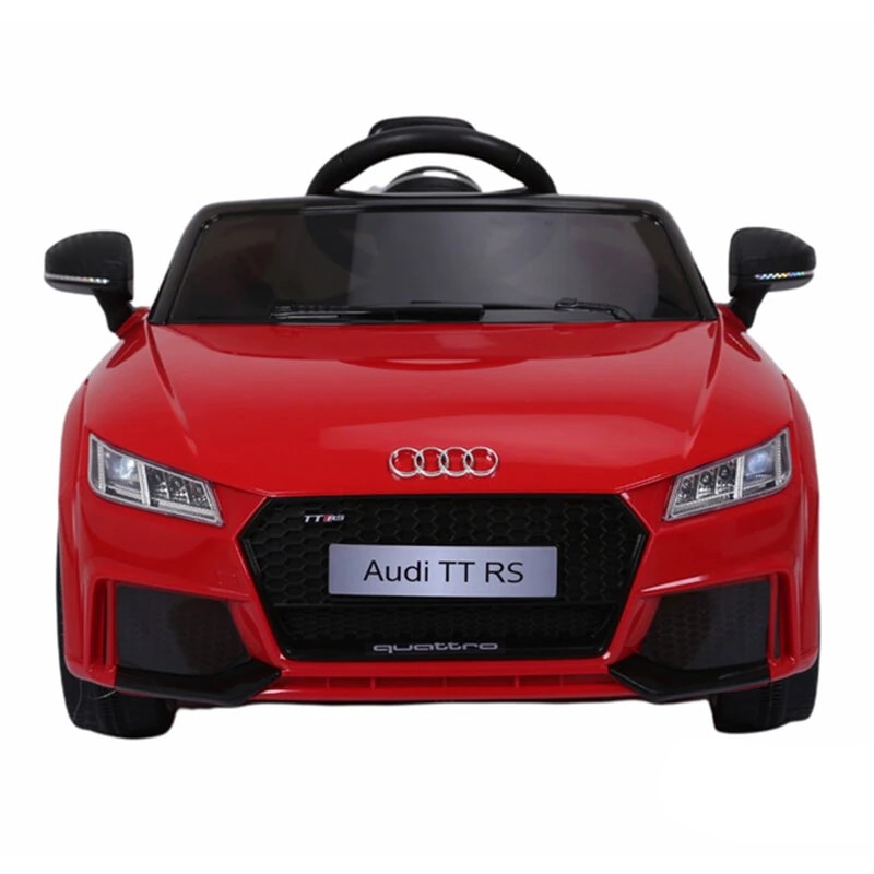 ELJET TT RS 12V sähköauto kauko-ohjaimella Bluetooth MP3 turvavyöllä 3–8 vuotta punainen