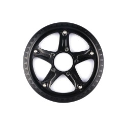 BBS 44T/46T/52T keskimoottorin kampisarja sähköpyörään musta kolmella koolla