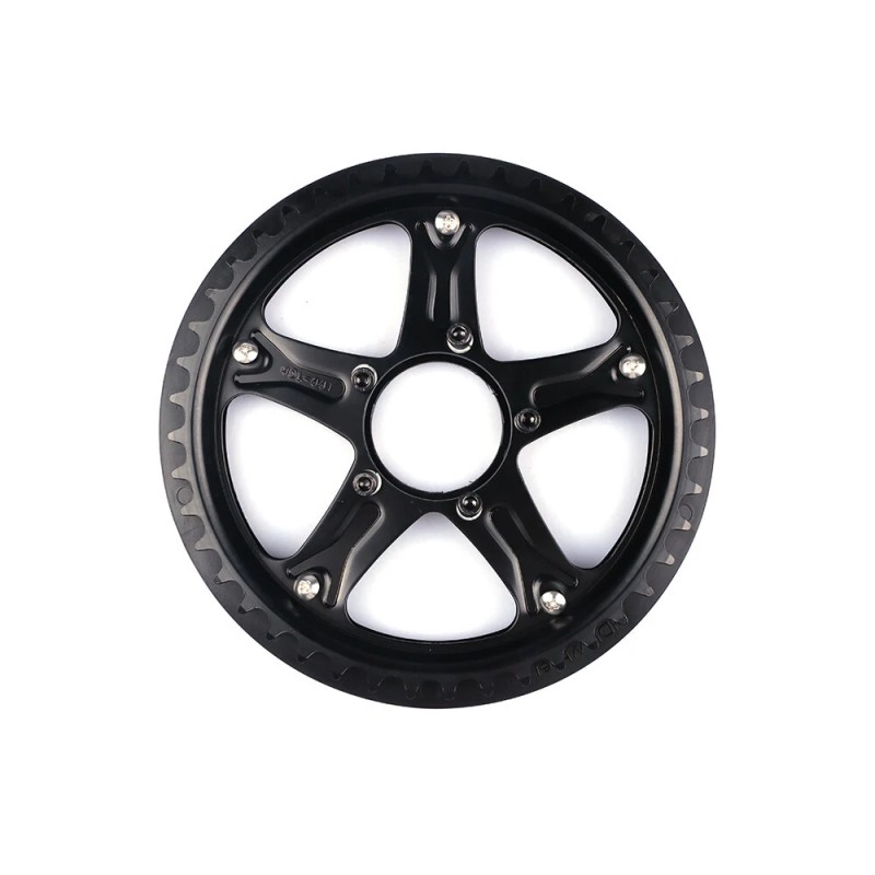 BBS 44T/46T/52T keskimoottorin kampisarja sähköpyörään musta kolmella koolla