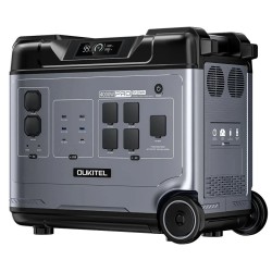 OUKITEL P5000 Pro kannettava varavirtalähde 5120Wh LiFePO4 akku 4000W puhdas siniaalto sovellusohjaus pyörillä