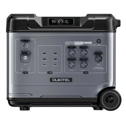 OUKITEL P5000 Pro kannettava varavirtalähde 5120Wh LiFePO4-akku 4000W puhdas siniaalto sovellusohjaus pyörillä