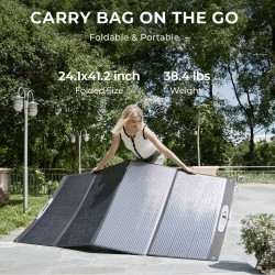 OUKITEL P5000 Pro kannettava varavirtalähde 5120Wh LiFePO4-akku 4000W puhdas siniaalto sovellusohjaus pyörillä