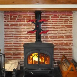 Lämpökäyttöinen 8-lapainen liesituuletin ilman sähköä tehokas lämmönjako DY372B