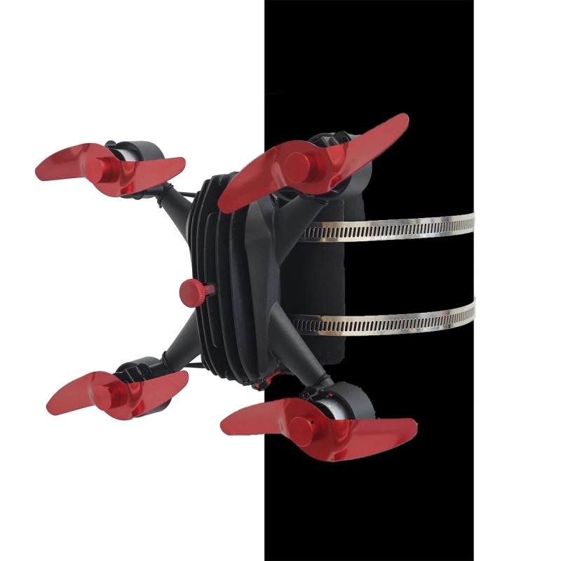 Lämpökäyttöinen 8-lapainen liesituuletin ilman sähköä tehokas lämmönjako DY372B