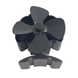 Nelilapainen hiljainen takkatuuletin DY384A lämpövoimainen ilmanpuhallin puulämmitteiseen takkaan ympäristöystävällinen