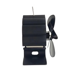 Nelilapainen hiljainen takkatuuletin DY384A lämpövoimainen ilmanpuhallin puulämmitteiseen takkaan ympäristöystävällinen