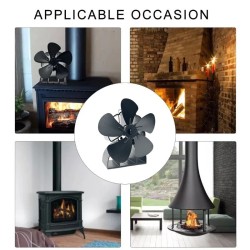 DY565J SafeHeat energiansäästöinen takkatuuletin viisilapainen hiljainen sähkötön puulämmitteinen