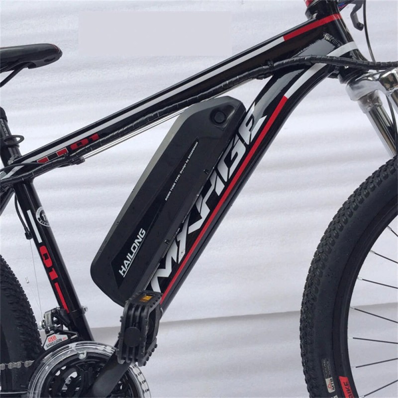 Hailong 48V 20Ah sähköpyörän akku BMS-suojalla 54,6V 4A EU-laturi XLR ja XT60-johto