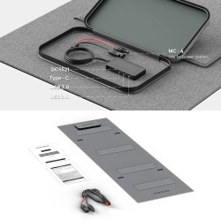 Aferiy taitettava 200 watin aurinkopaneeli monokiteinen viidellä lähdöllä vedenpitävä IP65 matkailuun AF-S200A1