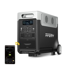 Aferiy P310-EC-H kannettava 3600W virtageneraattori 3840Wh laajennettava 11520Wh sovellustuki pyörillä EU-pistoke