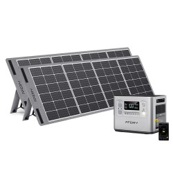 Aferiy P210 kannettava 2400W voimalaitos 2048Wh LiFePO4-akku 200/400W aurinkopaneelilla