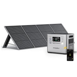 Aferiy P210 kannettava 2400W voimalaitos 2048Wh LiFePO4-akku 200/400W aurinkopaneelilla