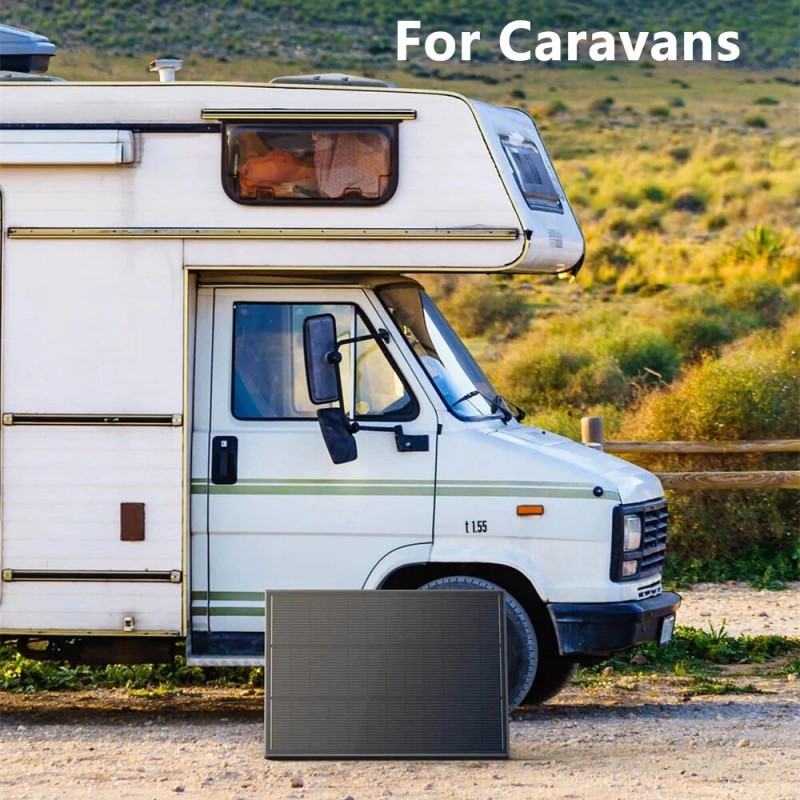 Aferiy 2 kpl 120W monokiteiset aurinkopaneelit IP68 vedenpitävät veneelle ja matkailuvaunuun