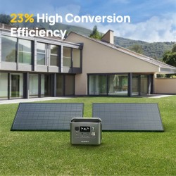 Aferiy 2 kpl 120W monokiteiset aurinkopaneelit IP68 vedenpitävät veneelle ja matkailuvaunuun