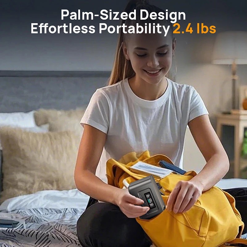 AFERIY Nano100 kannettava virtalähde 99,2Wh LiFePO4-kenno 100W USB-C-pikalataus käsimatkatavaroihin sallittu