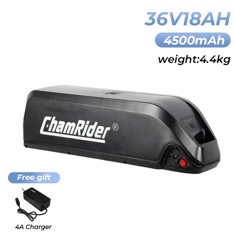 ChamRider Hailong A 36V 18Ah 648Wh alaputken akku 30A suojapiiri IP65 vesitiivis