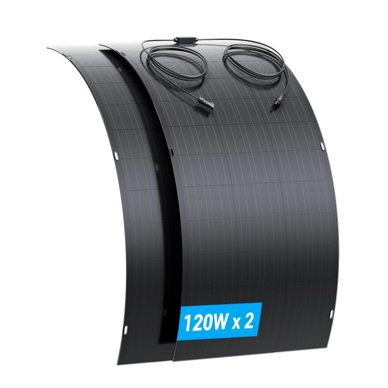 LIONSHEE kannettava taivutettava aurinkopaneeli 120W/240W auton akkuun veneelle kotiin