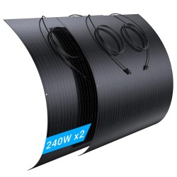 LIONSHEE kannettava taivutettava aurinkopaneeli 120W/240W auton akkuun veneelle kotiin