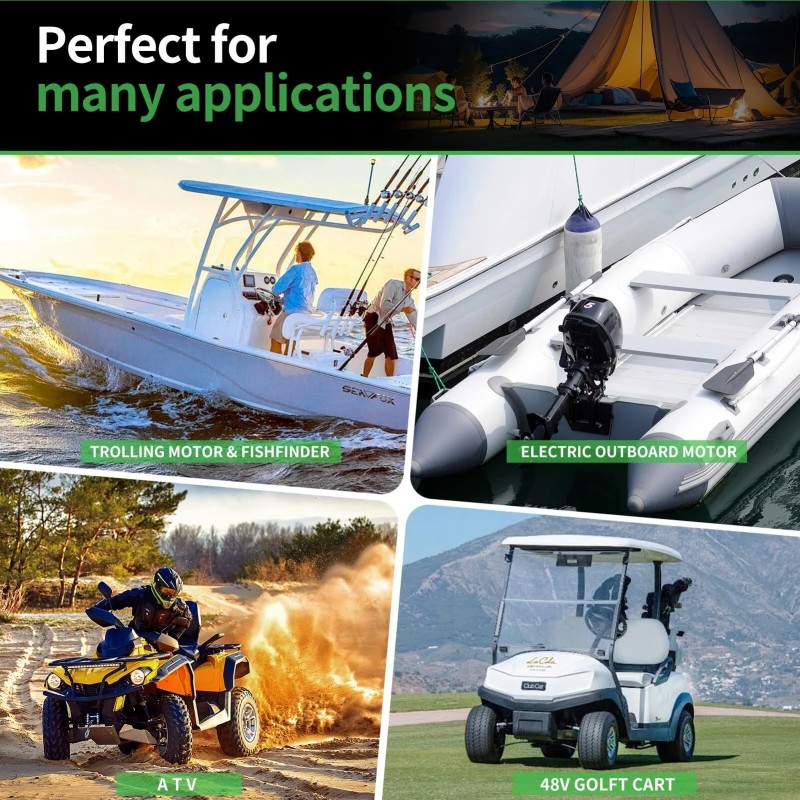 DATOUBOSS LiFePO4-akku 12,8V 100/200/300Ah sisäänrakennettu älykäs BMS yli 10000 sykliä