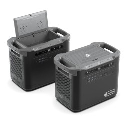 FlashFish S25 kannettava 1997Wh LiFePO4-virtalähde 2000W jatkuva 4000W huippu 230V aurinkogeneraattori EU-pistoke