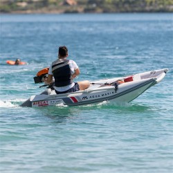 AQUA MARINA AIRCAT 3,35 m puhallettava katamaraani puukannella 5 henkilölle 500 kg