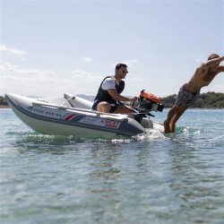 AQUA MARINA AIRCAT 3,35 m puhallettava katamaraani puukannella 5 henkilölle 500 kg