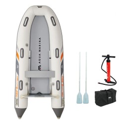 AQUA MARINA ilmatäytteinen U mallinen vene 3 5 m 5 henkilölle kevyt vahvistettu lattia