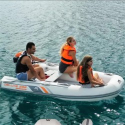 AQUA MARINA ilmatäytteinen U-mallinen vene 3,5 m 5 henkilölle kevyt vahvistettu lattia