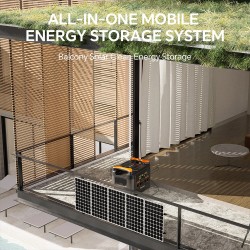 Newsmy S2400 kannettava virtalähde 2400W 2047,5Wh mikroinvertterillä aurinkovarasto kotikäyttöön retkeilyyn