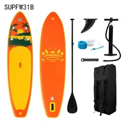 FunWater puhallettava SUP-lauta 335/350 cm suuri kantavuus 165/190 kg säädettävä mela