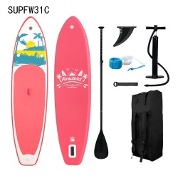 FunWater puhallettava SUP-lauta 335/350 cm suuri kantavuus 165/190 kg säädettävä mela