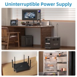 ECOPLAY N078 kannettava 1800W akkupankki 1536Wh laajennettava varavirtalähde puhdas siniaalto