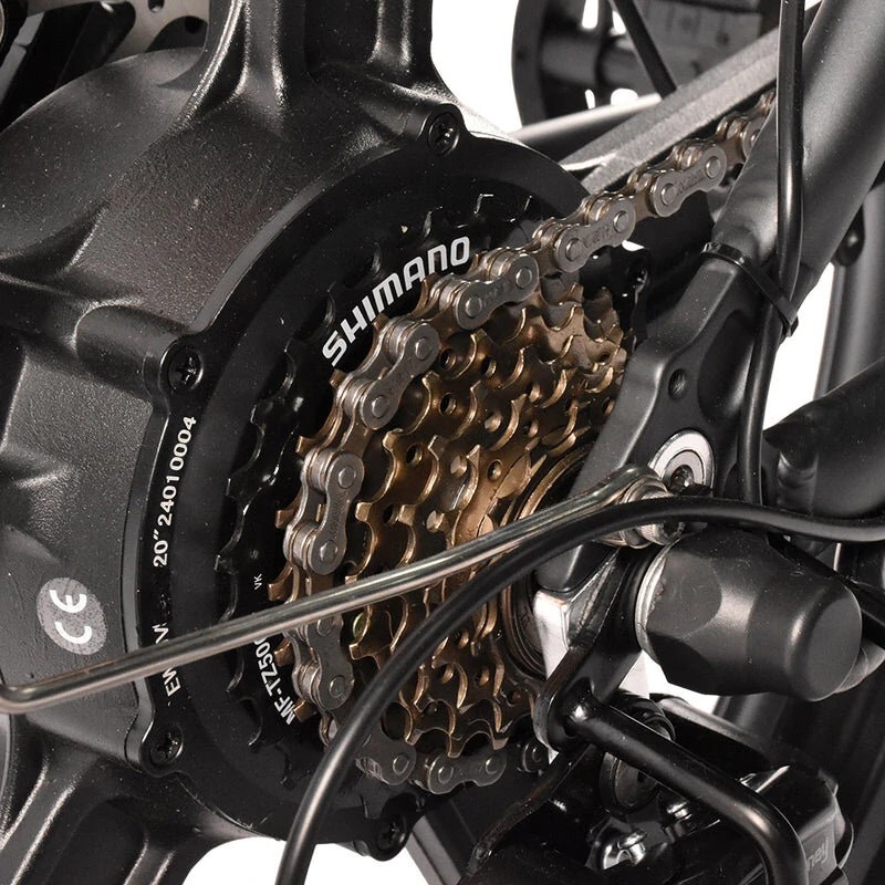 KAISDA K201 taitettava sähköpyörä 36V kaksoisakut 250W 20-tuumaiset renkaat 80–90 km toimintasäde