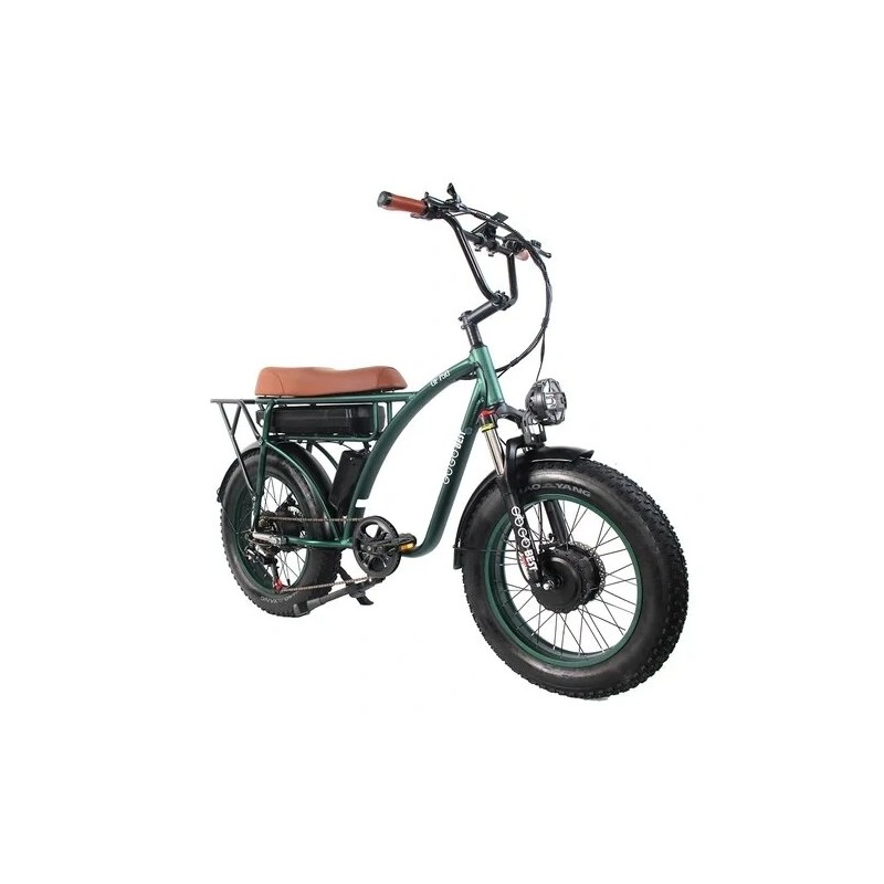 GOGOBEST GF750 sähköpyörä 2000W 48V 17.5Ah akun alumiinirunkoinen leveärenkainen 20x4 tuuman 80km toimintamatka 120kg kantavuus